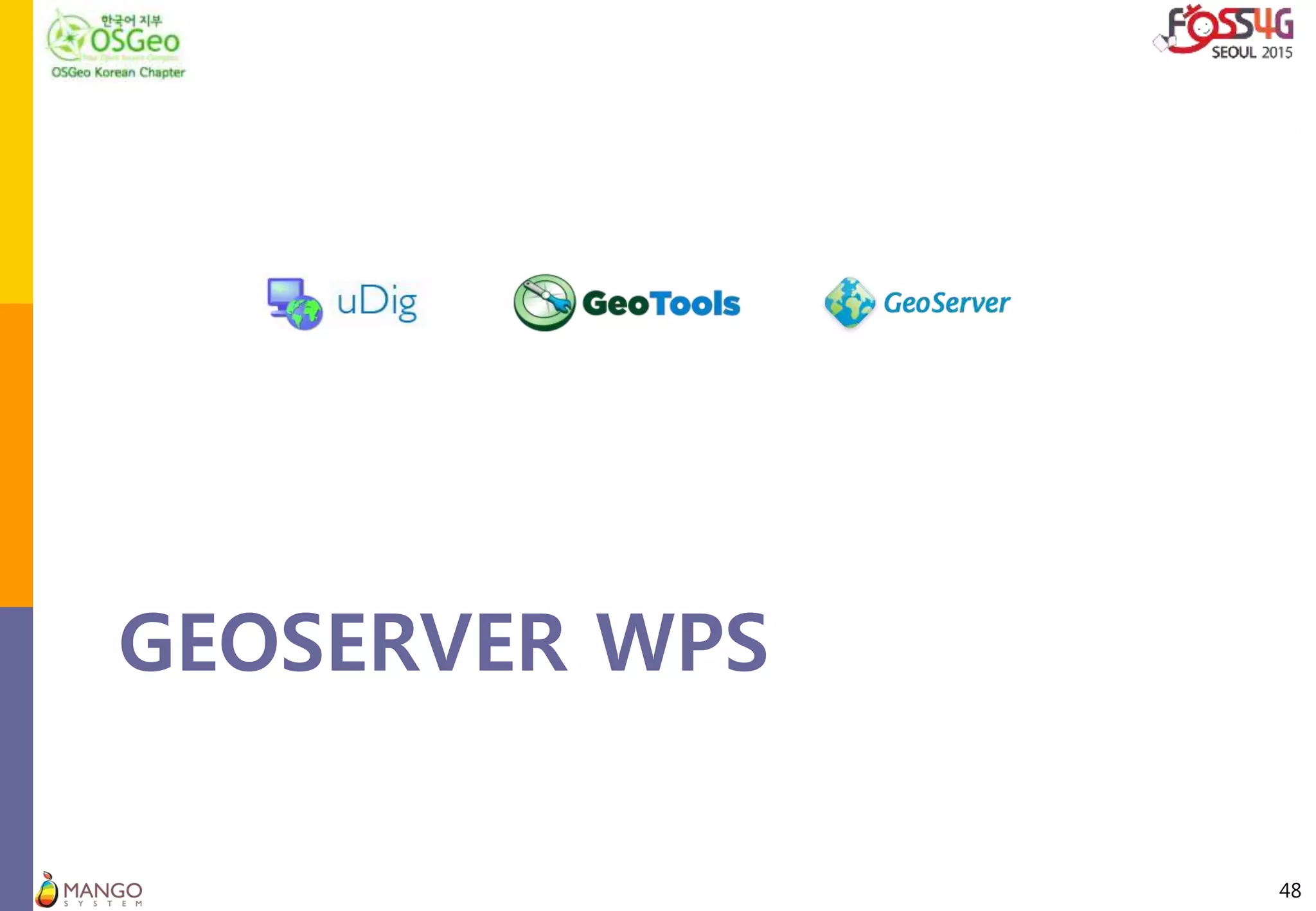 GEOSERVER WPS
48
 