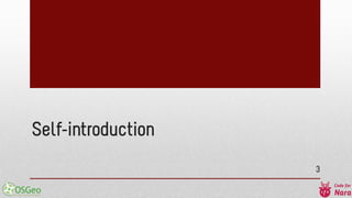 Self-introduction
3
 