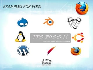 EXAMPLES FOR FOSS
 
