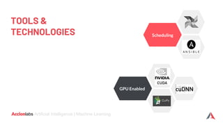 Accionlabs Artificial Intelligence | Machine Learning
Scheduling
GPU Enabled
TOOLS &
TECHNOLOGIES
 