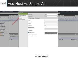 FOSSASIA, March 2016
Add Host As Simple As
 