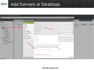 FOSSASIA, March 2016
Add Servers or Desktops
 