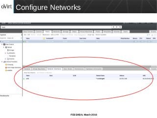 FOSSASIA, March 2016
Configure Networks
 