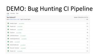 DEMO: Bug Hunting CI Pipeline
 