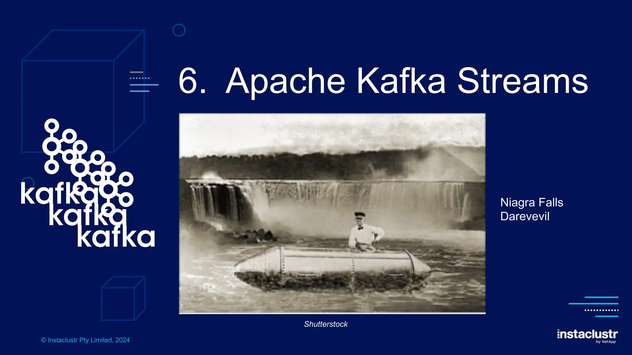 © Instaclustr Pty Limited, 2024
6. Apache Kafka Streams
Niagra Falls
Darevevil
Shutterstock
 