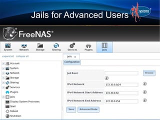 Jails for Advanced Users
 