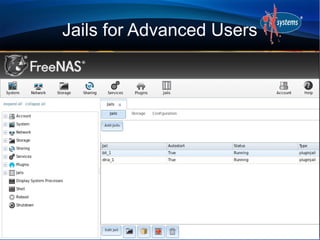 Jails for Advanced Users
 