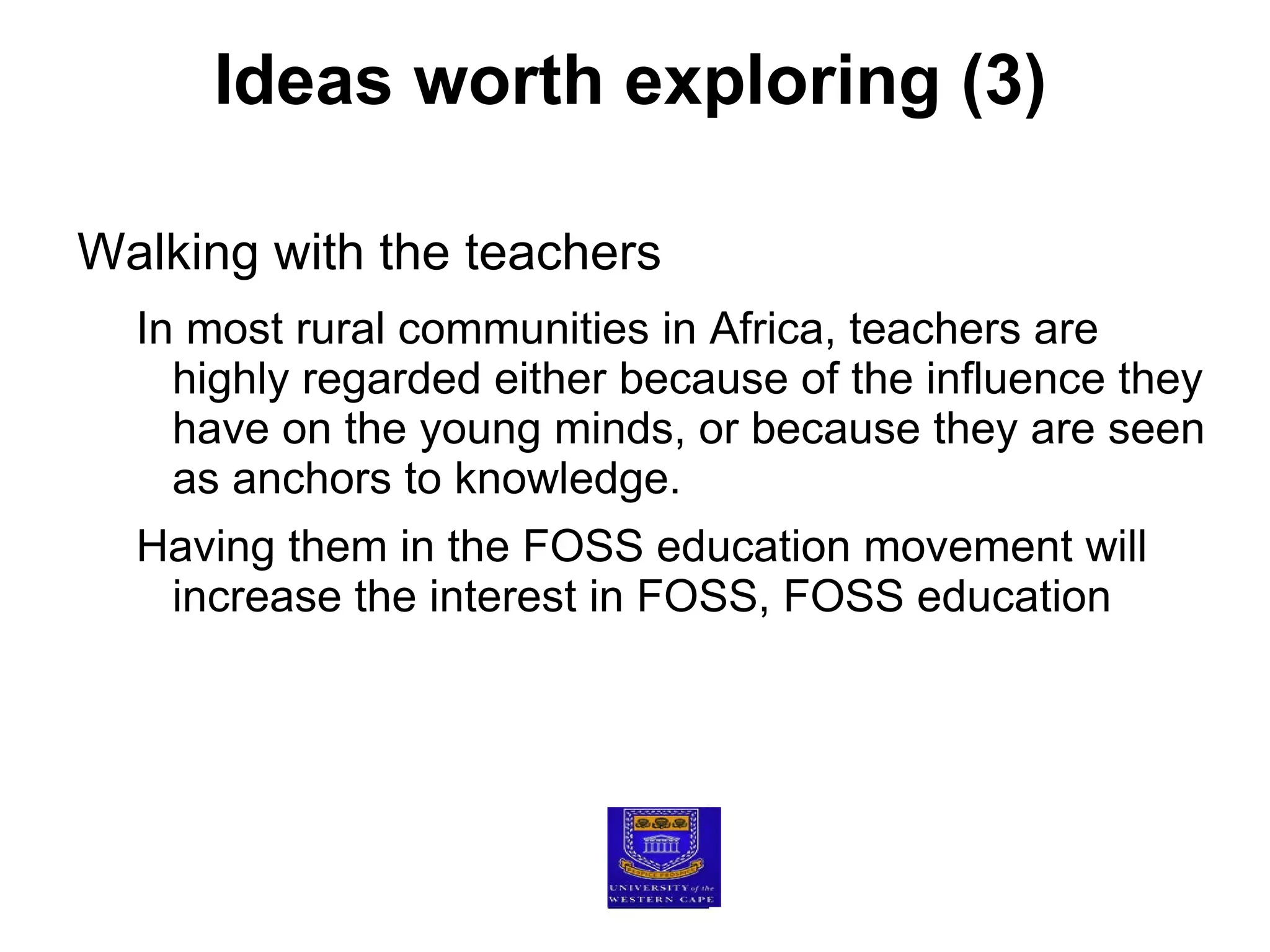 FOSS Software developement 