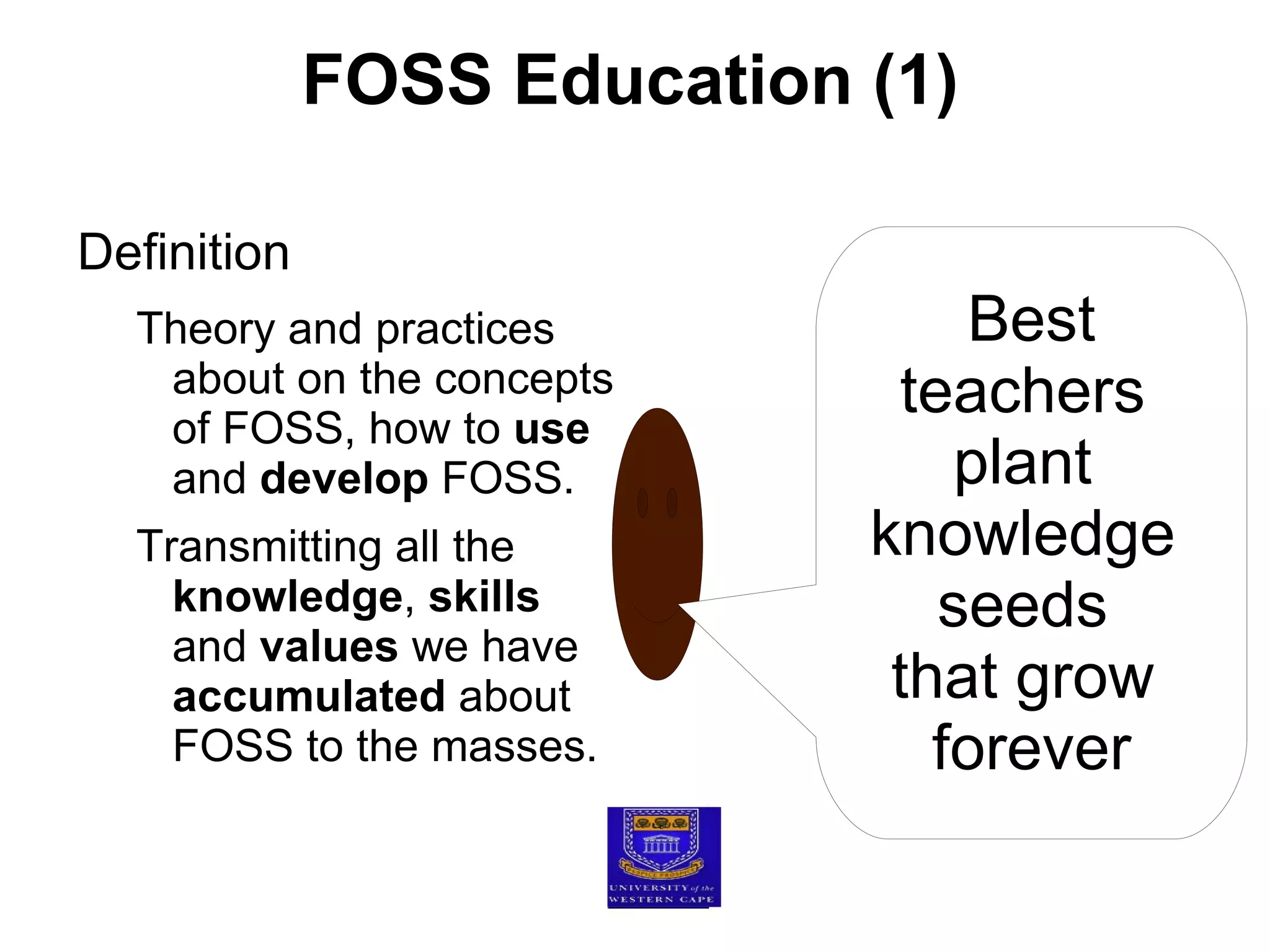 Impact of FOSS Education and OERs 