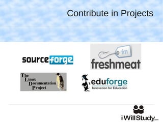 Contribute in Projects
 
