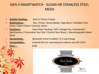 Fossil smartwatch for girl