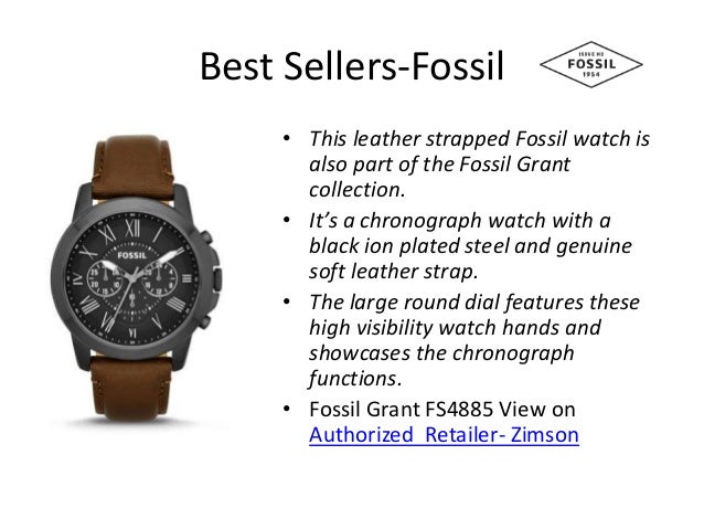 features of fossil watch