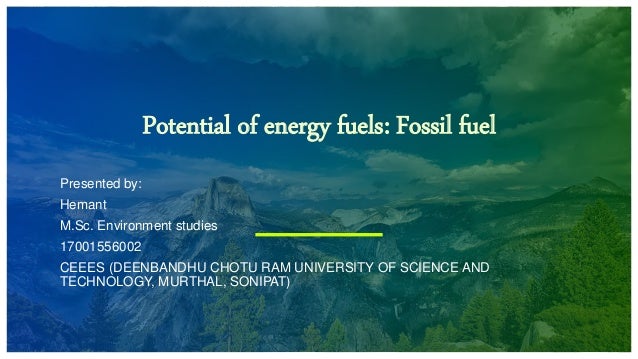 Fossil Fuel Presentation