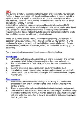 Fossil Fuels and Renewable Energy for Ships | PDF