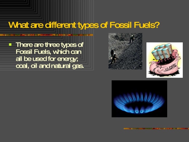Fossil fuels power point