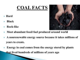 Fossil Fuels Coal Facts