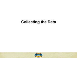 Collecting the Data
 