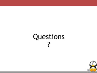 19
Questions
?
 