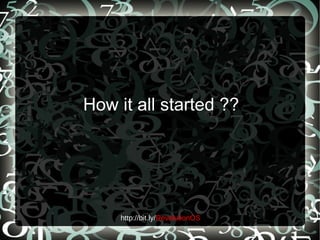 How it all started ?? http://bit.ly/ RevolutionOS 