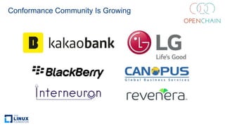 Conformance Community Is Growing
 