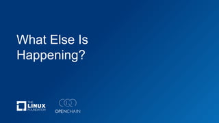 What Else Is
Happening?
 