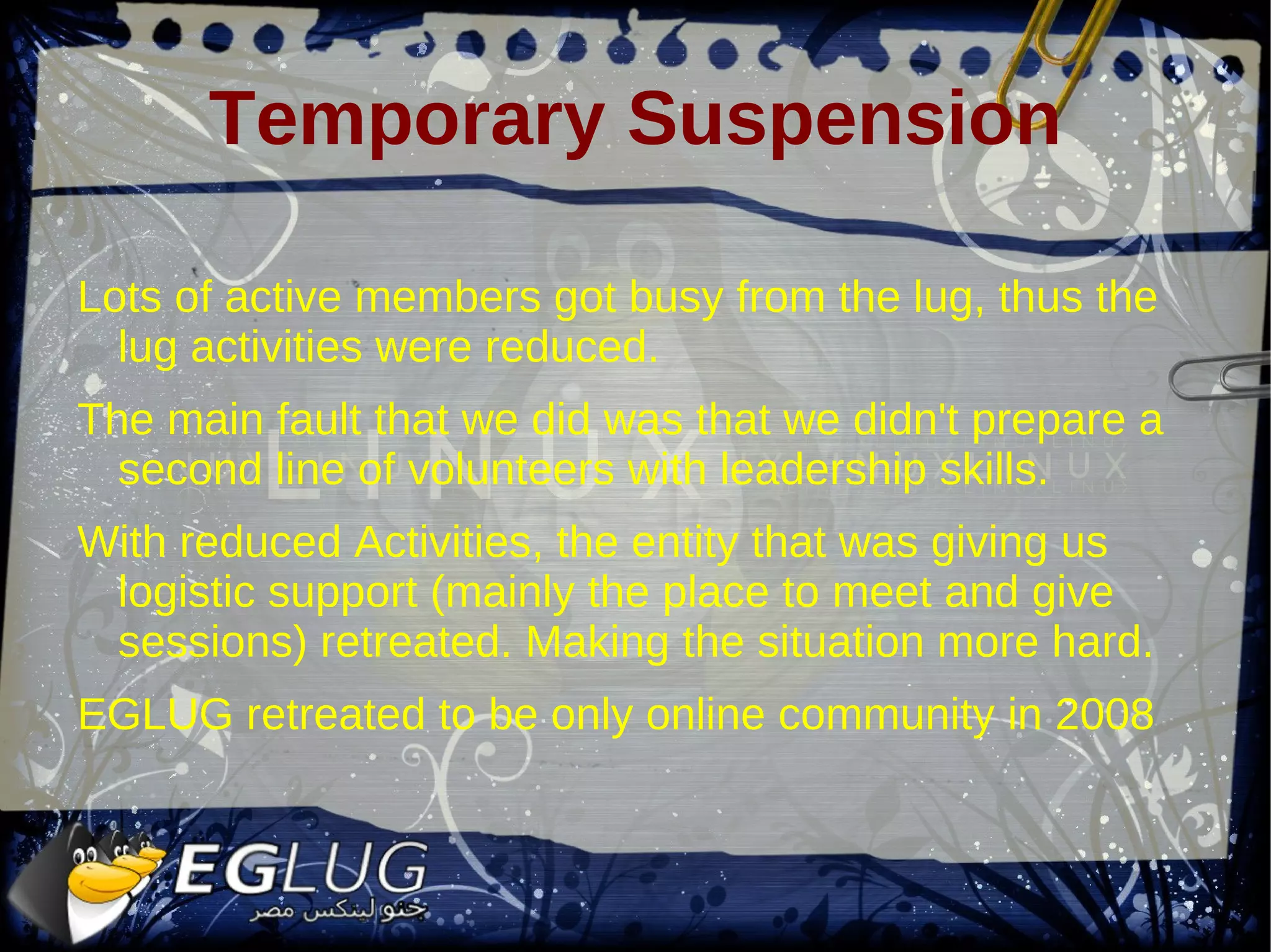 Linux-Egypt (1999): Online Community. 