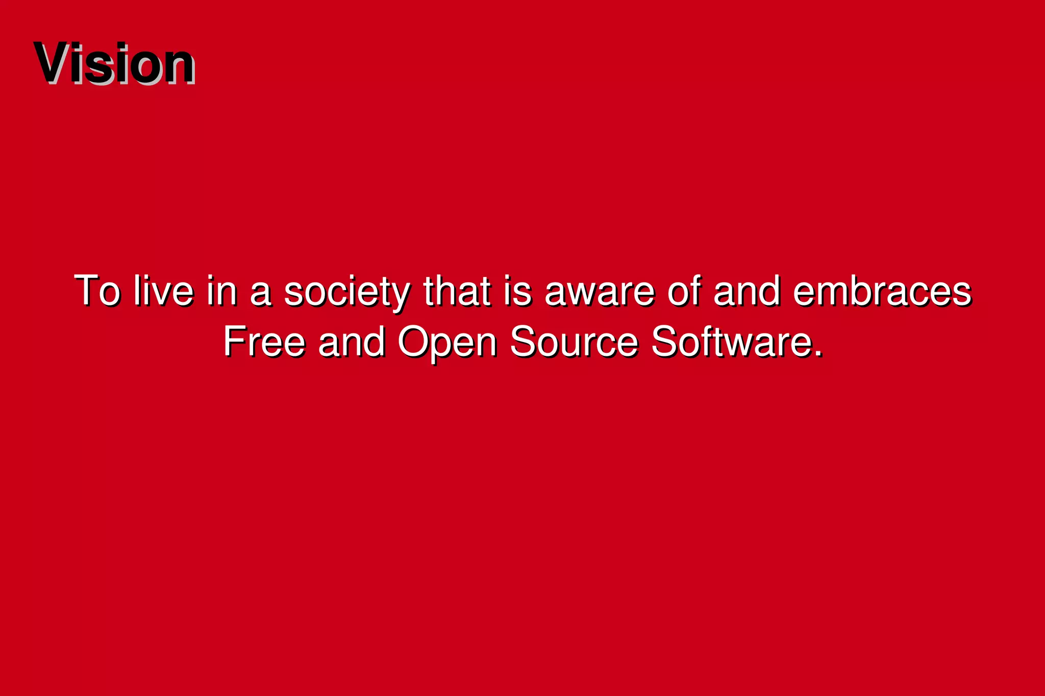 " < 9% of organizations use FOSS < 2% of individuals understand principles underlying FOSS ~ 30% of individuals have tried to use FOSS.  " However what is promising is that almost  70% of individuals   questioned in these same studies, have   shown an interest in learning more   about FOSS , perhaps then eventually using it. FOSS Statistics in the Pacific Schütz, Marko;  Free/Open Source Software in Pacific Island Countries , (2006) 