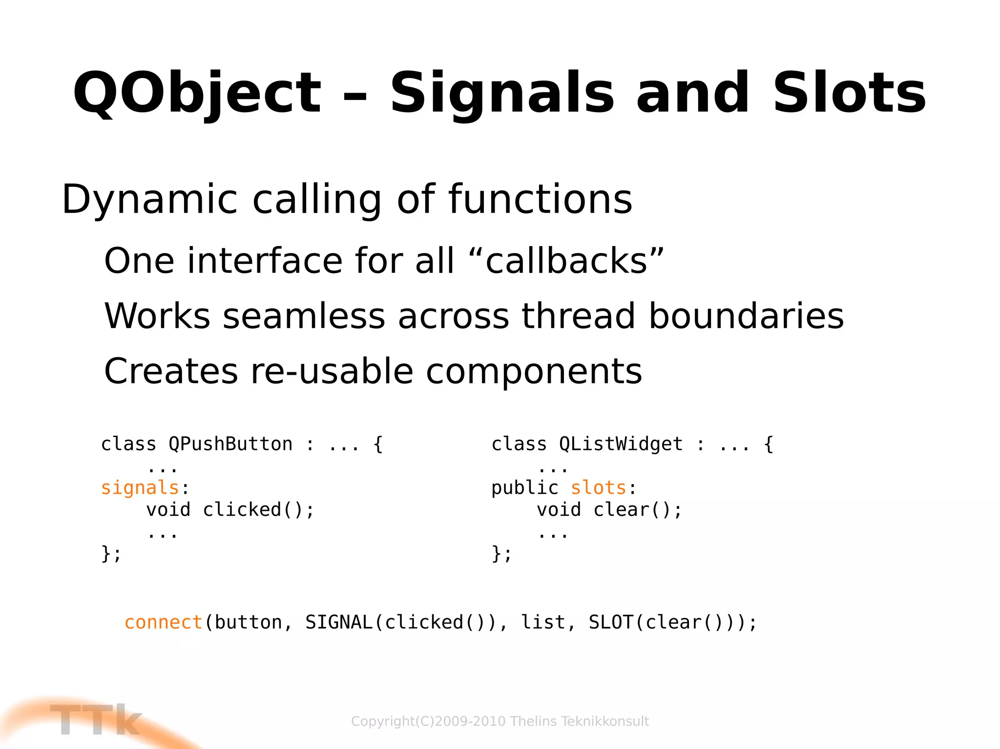 Nokia Qt Development Frameworks 