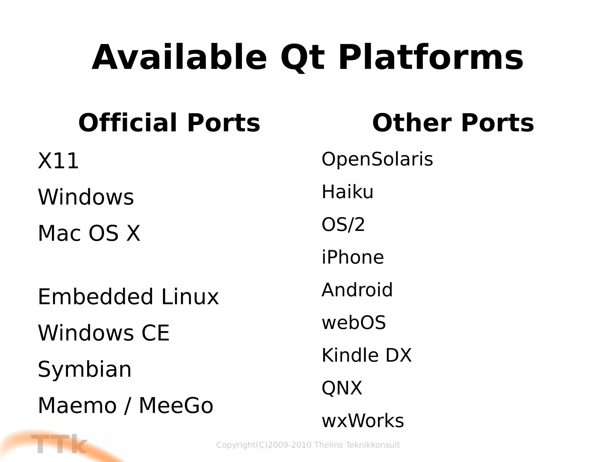 The Architecture of Qt 