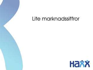 Lite marknadssiffror
 