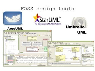 FOSS design tools ArgoUML Umbrello UML