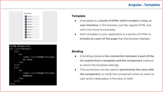 Angular Html Table For Loop Foster - Getting started with Angular | PPTX