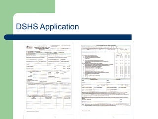 DSHS Application 