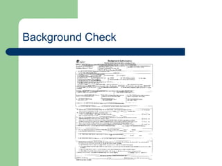 Background Check 