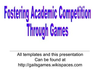 Fostering Academic Competition­ Ecs | PPT