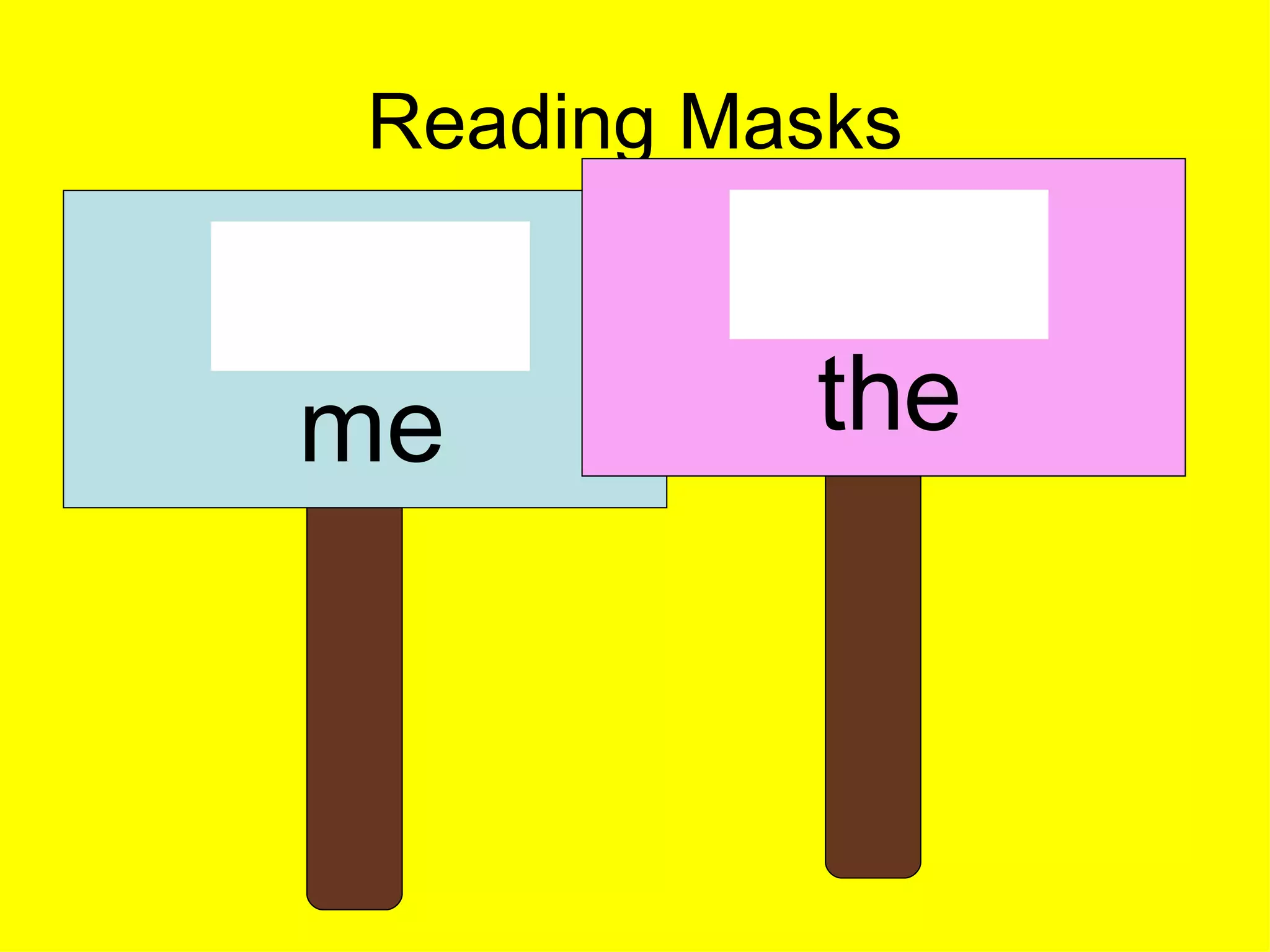 Reading Masks me the 