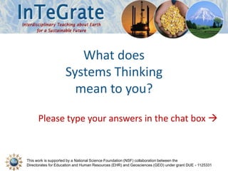 This work is supported by a National Science Foundation (NSF) collaboration between the
Directorates for Education and Hum...