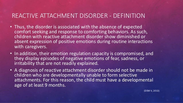 attachment issues meaning