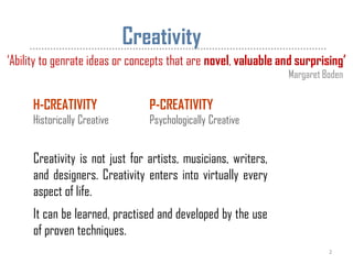 Human Creativity vs Machine Creativity | PDF