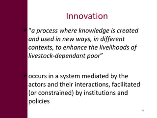From research outputs to development outcomes: Fostering fodder innovation