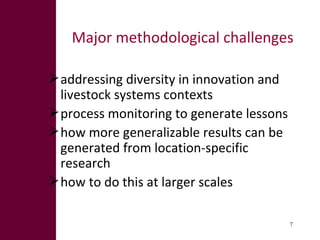 From research outputs to development outcomes: Fostering fodder innovation