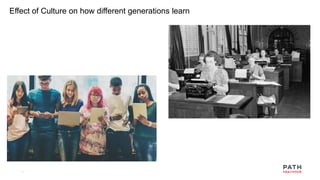 9
Effect of Culture on how different generations learn
 