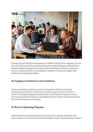 Fostering Team Spirit_ Creative Employee Engagement Activities to Boost ...