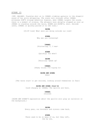 Foster me official script | PDF
