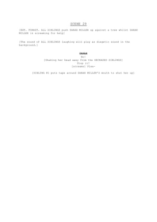 Foster me official script | PDF