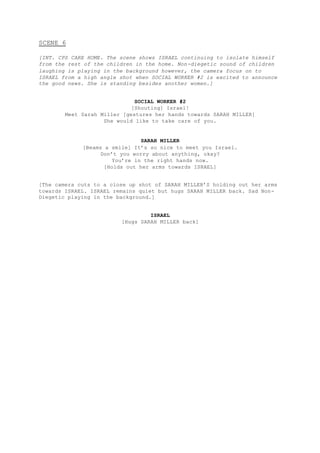 Foster me official script | DOCX
