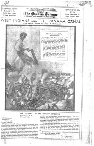 Panama Tribune West Indian History Review March 2, 1947
