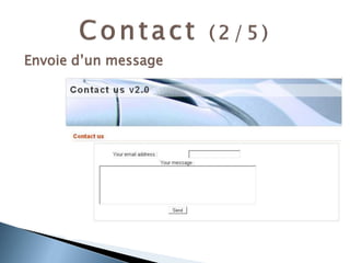 Envoie d’un message
 