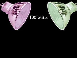 100 watts
 