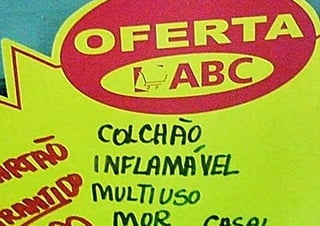 Placas de Ofertas em Mercado